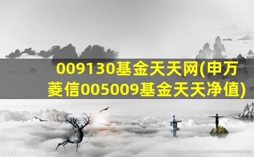 009130基金天天网(申万菱信005009基金天天净值)-图1