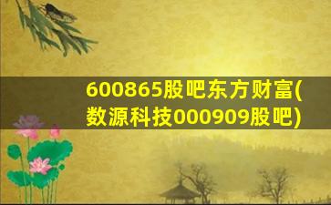 600865股吧东方财富(数源科技000909股吧)-图1