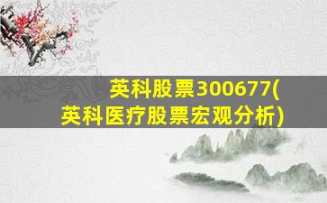 英科股票300677(英科医疗股票宏观分析)-图1