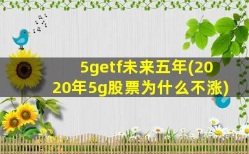 5getf未来五年(2020年5g股票为什么不涨)-图1