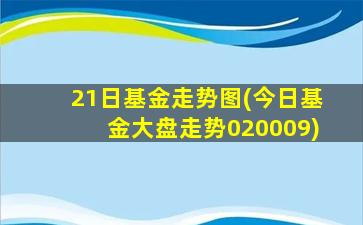 21日基金走势图(今日基金大盘走势020009)-图1