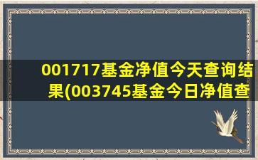 001717基金净值今天查询结果(003745基金今日净值查询新浪)-图1