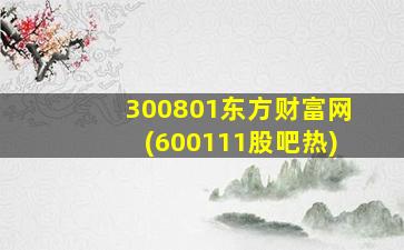 300801东方财富网(600111股吧热)-图1