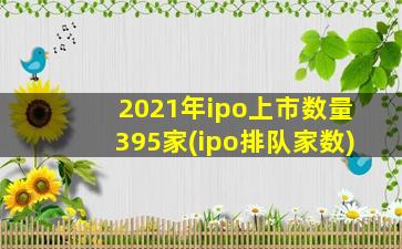 2021年ipo上市数量395家(ipo排队家数)-图1